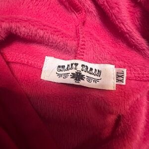 Crazy Train Vibrant Pink Fleece